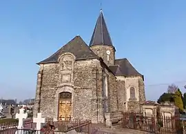 The church in Saint-Paul-du-Vernay