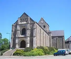 The church of Saint-Jean-Baptiste, in Javron-les-Chapelles