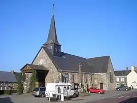 The church of Saint-Victeur, in Levaré