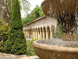 The thermal baths in Ussat-les-Bains