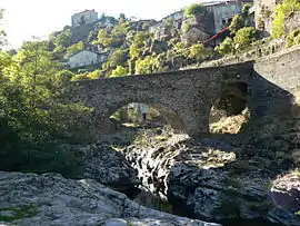 The Vebron bridge, on the bank of the River Tarnon