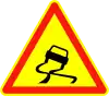 Slippery road