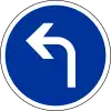 Turn left ahead