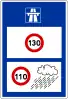 Speed limits on motorways