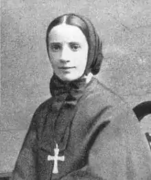 Saint Francis Xavier Cabrini M.S.C., who established the boarding school in Genoa in 1894