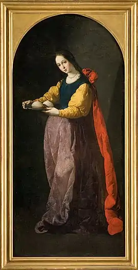 Saint Agatha (Francisco de Zurbarán)