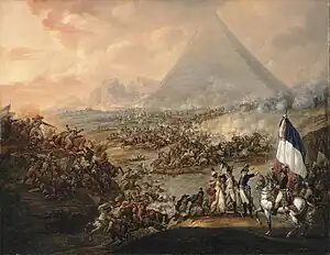 François Watteau, The Battle of the Pyramids (1798–1799).