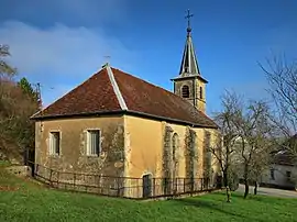 The church-town hall in Franey