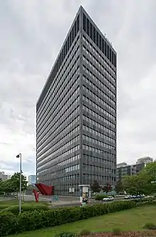 Old Nintendo of Europe headquarters in Frankfurt, Germany