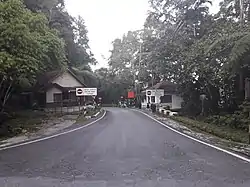 Traffic control gate at Fraser's Hill.