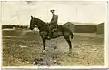 Fred C Palmer equestrian portrait World War 1