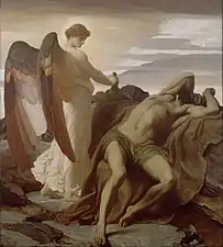 Frederic Leighton  Elijah in the Wilderness  1877–1878