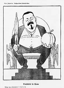 Caricature of Friedrich Ebert, 1919