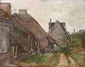 Les Chaumes du gré à Auvers sur Oise ("Shrubs in Auvers-sur-Oise"), ca. 1890