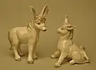 Freeman McFarlin burro figurines by Kay Finch.