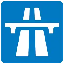 Freeway marker