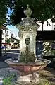 The village fountain, founded after the connection Haslach to the water network of Freiburg