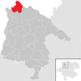 Location within Schärding district