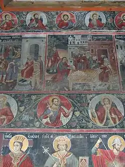 Velušina church frescos