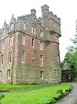 Friars Carse has a circular cap-house giving access to the roof of its tower