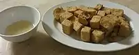 Fried tofu (炸豆腐)