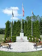 War Memorial on Friedens Cemetery.