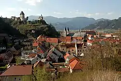 Friesach with Petersberg Castle