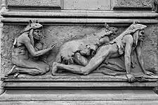 Part of the Choux frieze on Paris' Institut de paléontologie Humaine