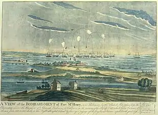 Image 8The bombardment of Fort McHenry in the Battle of Baltimore inspired "The Star-Spangled Banner". (from Maryland)