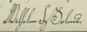 William's signature