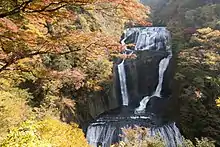 Fukuroda Falls in autumn (November)