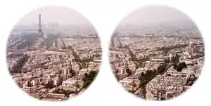 Paris as seen with full visual fields