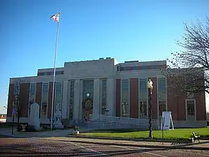 The Callaway County Courthouse in Fulton