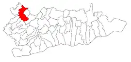 Location in Călărași County