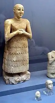 Sumerian man wearing a kaunakes, c. 3000 BC