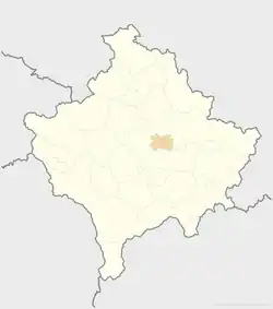 Fushë Kosovë is located in Kosovo