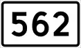 County Road 562 shield