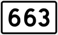 County Road 663 shield