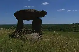 The Dolmen des Cloups, in Ginouillac