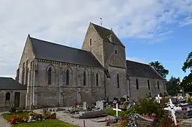 The church in Géfosse-Fontenay