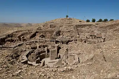 Image 32Some henges at Göbekli Tepe in Turkey were erected as far back as 9600 BC, predating those of Stonehenge, by over seven millennia. (from History of Asia)