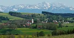 Günzach seen from the northwest