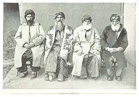 Kurdish sheikhs, 1895.