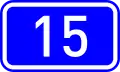 National Road 15 shield