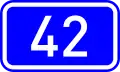 National Road 42 shield