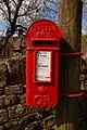 A GR lamp box near Ladybower reservoir, Derbyshire