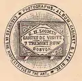 Logo of "G.H. Loomis, cartes de visite," Boston