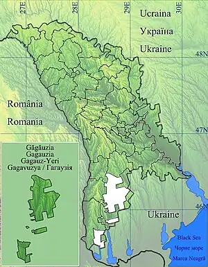 Joltai is located in Găgăuzia