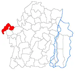 Location in Brăila County