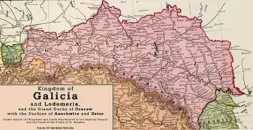 Rail lines of Galicia before 1897